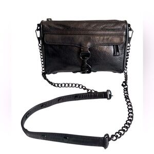 Rebecca Minkoff Leather Mini  Mac Crossbody  Bag